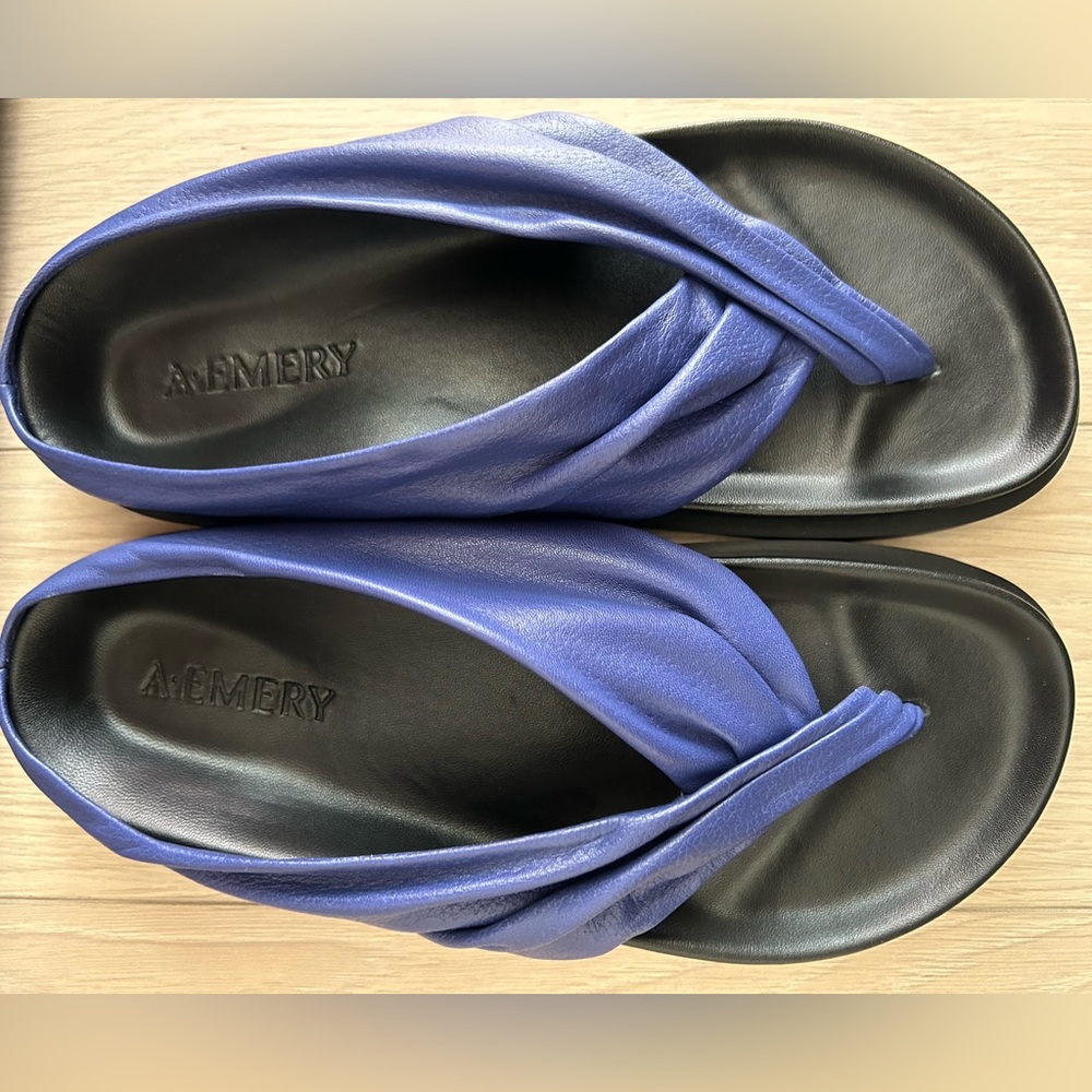 A. Emery Shaw leather sandal, NWOT
